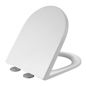 D Shaped Slim Wrapover Premium Soft Close Toilet Seat & Cover