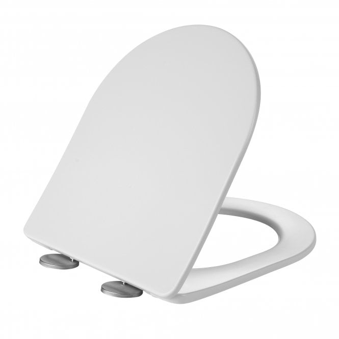 Kartell D Shaped Superslim Wrapover Premium Soft Close Toilet Seat & Cover