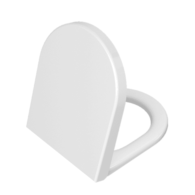 Kartell D Shaped Wrapover Soft Close Toilet Seat & Cover