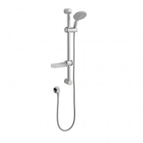 Deluge Slide Rail Kit with Soap Tray & 6 Mode Handset Chrome