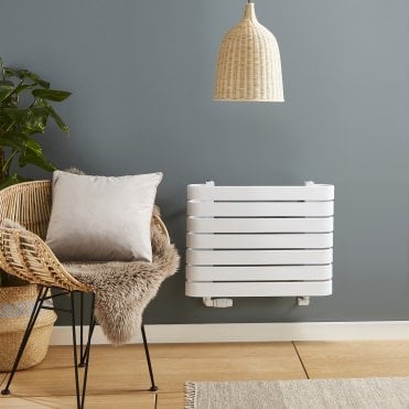 Denver White Horizontal Modern Designer Radiator