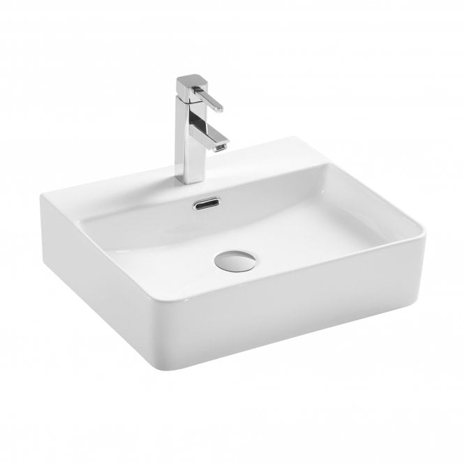 Kartell Essential 500mm 1 Tap Hole Rectangular Counter Top Basin