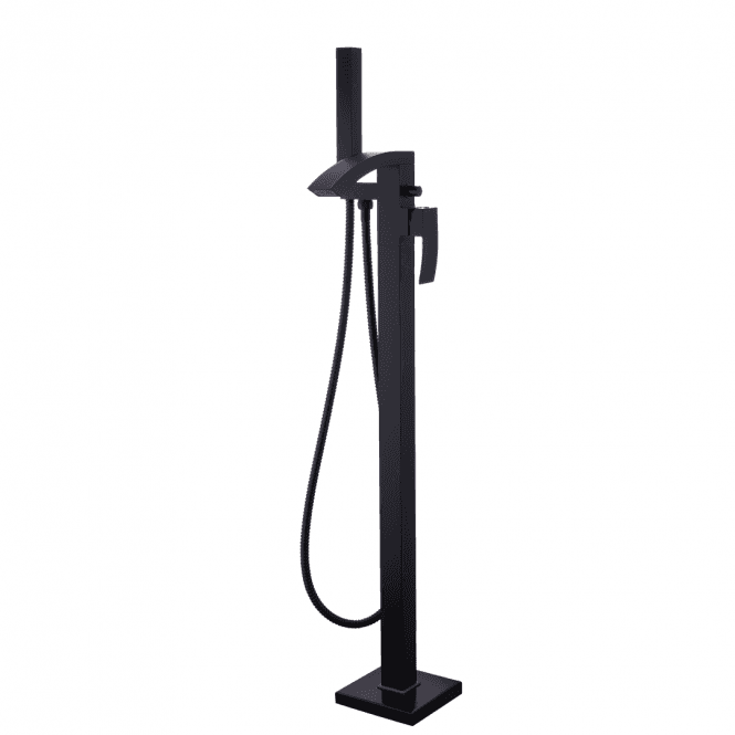 Kartell Fiuto Black Nero Freestanding Bath Shower Mixer