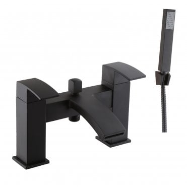 Fiuto Nero Matt Black Bath Shower Mixer Tap