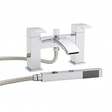 Flair Bath Shower Mixer Tap Polished Chrome