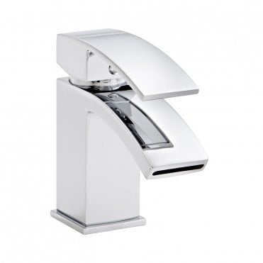 Flair Mono Basin Mixer Tap & Waste Polished Chrome