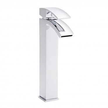 Flair Tall Mono Basin Mixer Tap Polished Chrome