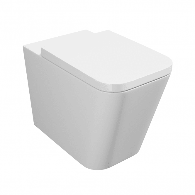 Kartell Genoa Square Back To Wall Toilet & Premium Soft Close Seat