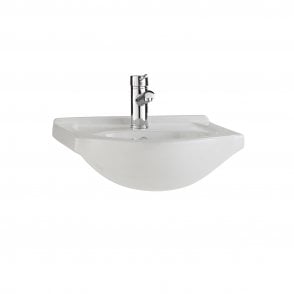 Impakt 450mm Semi Recessed 1 Tap Hole Basin