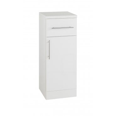 Impakt White Gloss 300mm Single Door & Drawer Base Unit