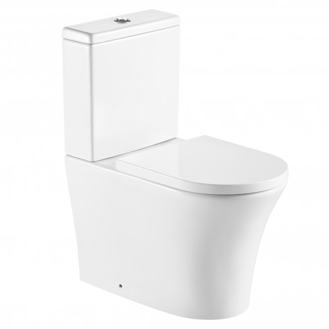 Kartell Kameo Rimless BTW Close Coupled Toilet & Superslim Soft Close Seat