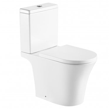 Kameo Rimless Close Coupled Toilet & Premium Soft Close Seat