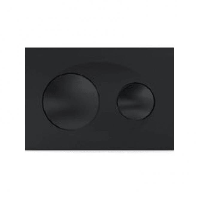 Kartell Keytec Black Square WC Flush Plate