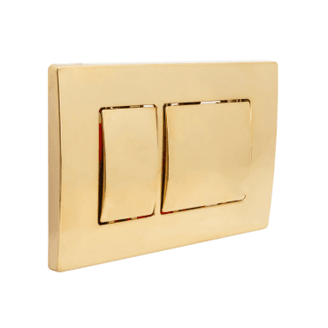 Keytec Brushed Brass Square Flushplate