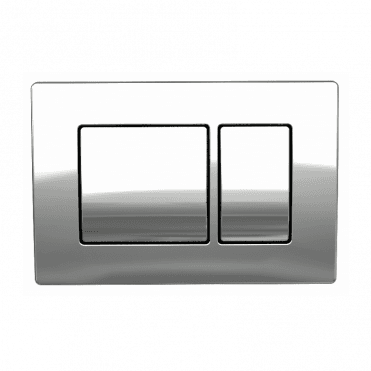 Keytec Chrome Square WC Flush Plate