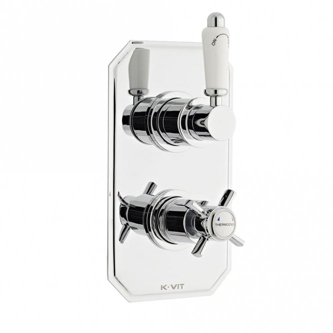 Kartell Klassique Concealed Thermostatic Shower Valve Diverter Chrome