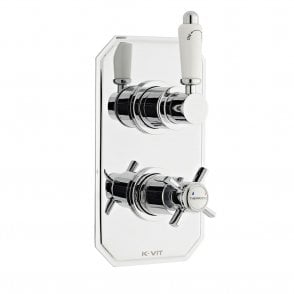 Klassique Concealed Thermostatic Shower Valve Diverter Chrome