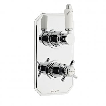 Klassique Concealed Thermostatic Shower Valve Diverter Chrome