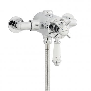 Klassique Exposed Thermostatic Shower Valve Chrome