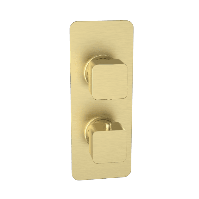 Kartell Kolt Brushed Brass Concealed Shower Valve (Single Outlet)