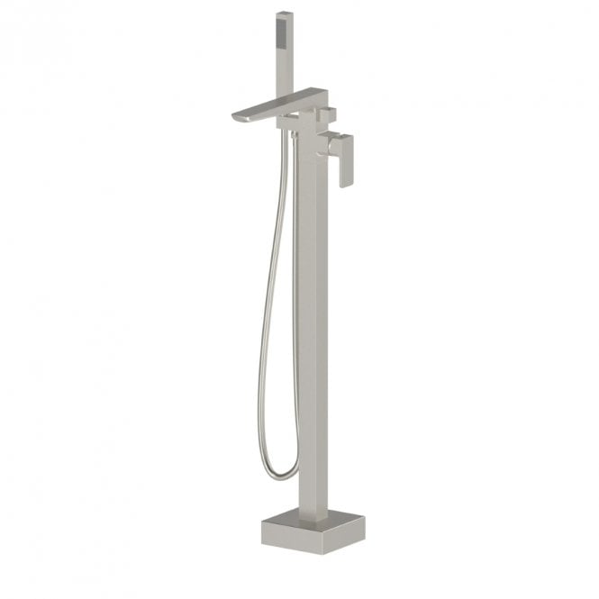 Kartell Kolt Brushed Nickel Freestanding Bath Shower Mixer