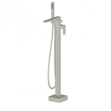 Kolt Brushed Nickel Freestanding Bath Shower Mixer