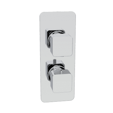 Kolt Chrome Concealed Shower Valve (Twin Outlet)