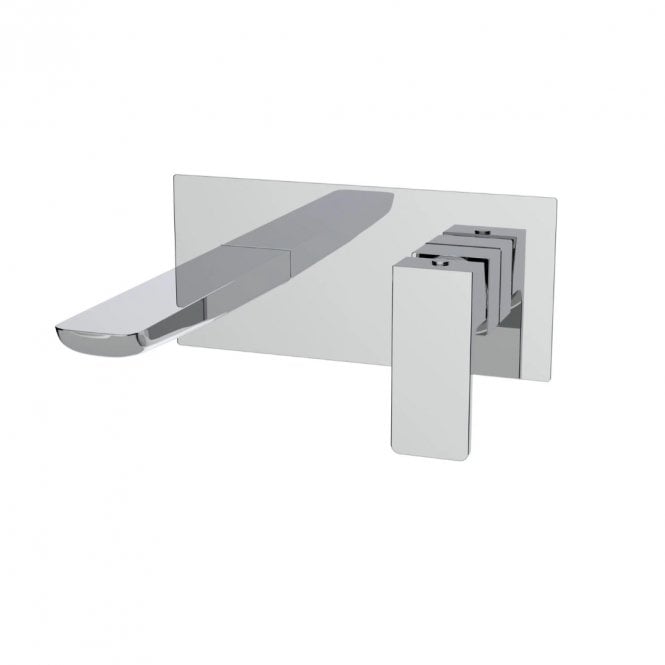 Kartell Kolt Chrome Wall Mounted Basin Mixer