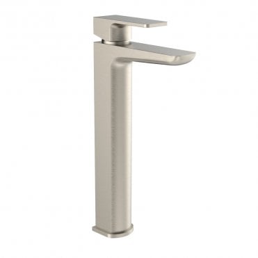 Kolt Hi-Rise Mono Basin Mixer Tap Brushed Nickel