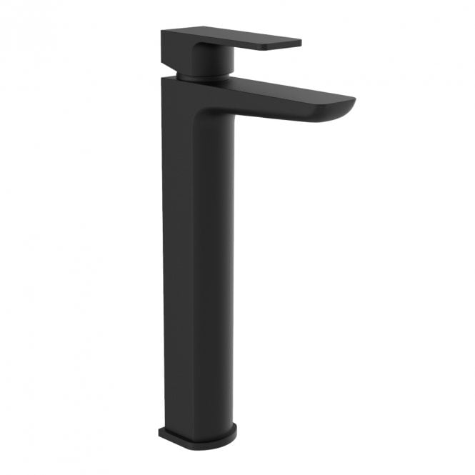 Kartell Kolt Hi-Rise Mono Basin Mixer Tap Matt Black