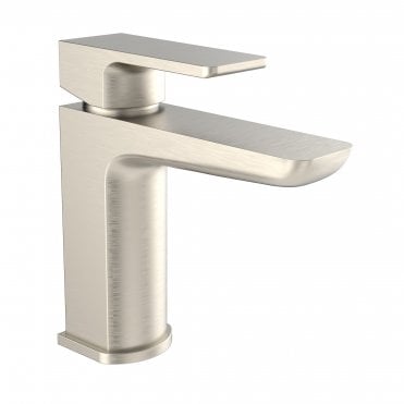 Kolt Single Lever Mono Basin Mixer Tap Brushed Nickel