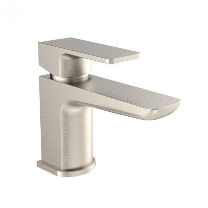 Kartell Kolt Single Lever Mono Mini Basin Mixer Tap Brushed Nickel