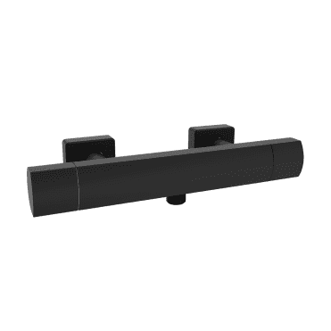 Kolt Thermostatic Bar Shower Only Matt Black