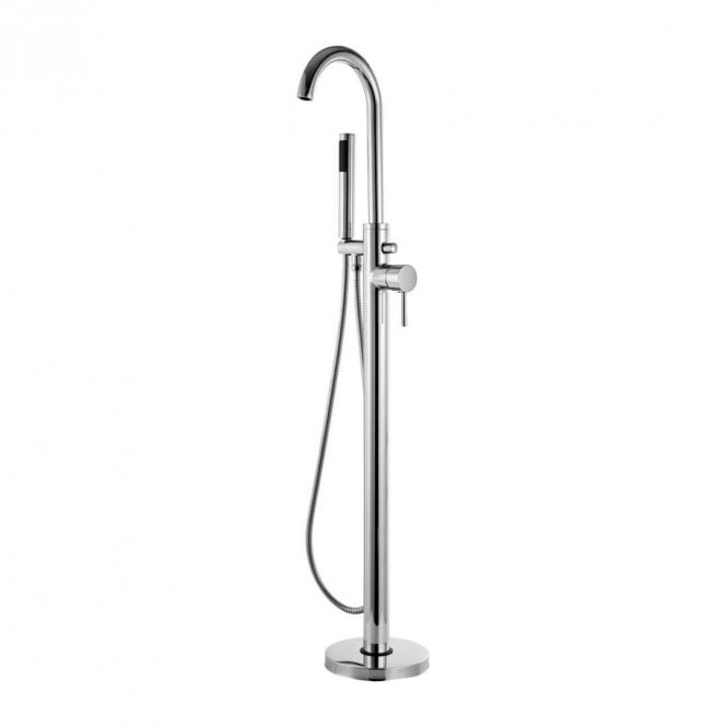 Kartell Kore Chrome Lever Freestanding Bath Shower Mixer