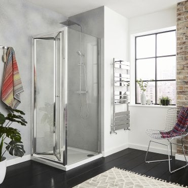 KV6 Chrome Extension Profiles for Shower Enclosure 40mm