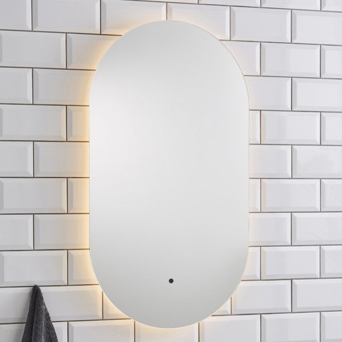 Kartell Lola 900x500mm Oblong LED Mirror with Sensor Switch