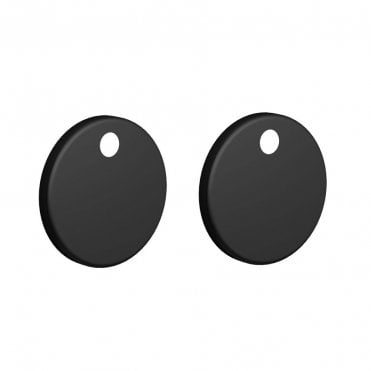 Matt Black Cover Caps for Seat Hinges (Pair)