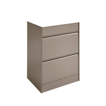 Moon 600mm Cocoa 2 Drawer Floor Standing Unit
