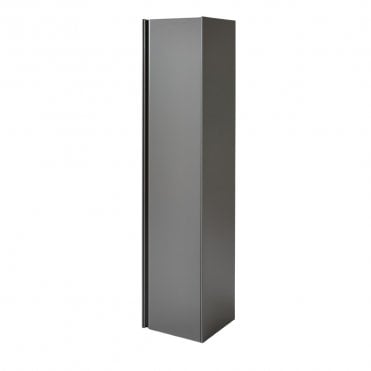 Moon Matt Grey Wall Mounted Tall Storage Unit