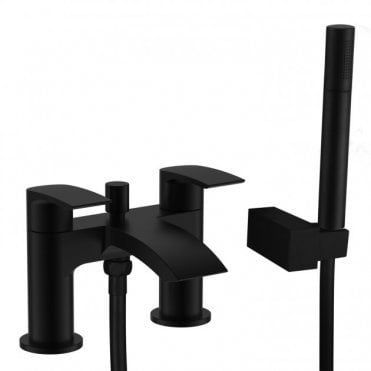Nero Curve Black Bath Shower Mixer Tap