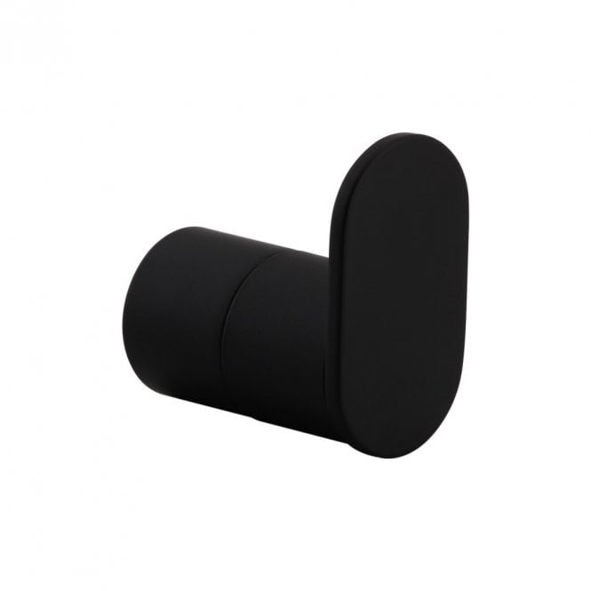 Kartell Nero Round Matt Black Robe Hook