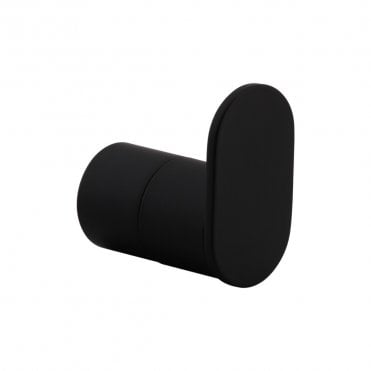 Nero Round Matt Black Robe Hook
