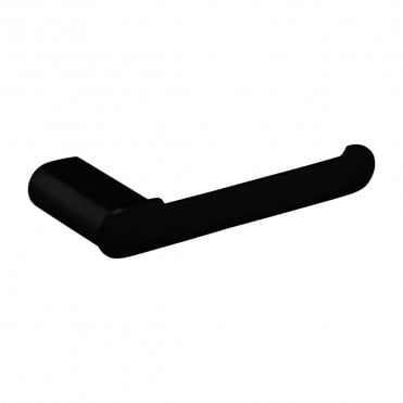 Nero Round Matt Black Toilet Roll Holder