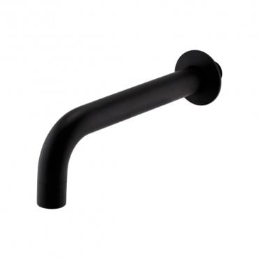 Nero Round Matt Black Wall Mounted Bath Spout Tap