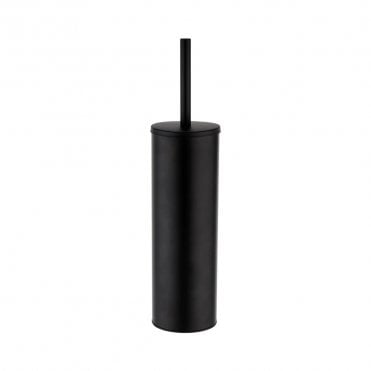 Nero Round Matt Black Wall Mounted Toilet Brush