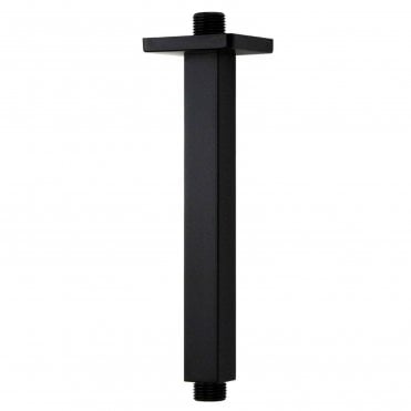 Nero Square Ceiling Mounted Shower Arm Matt Black