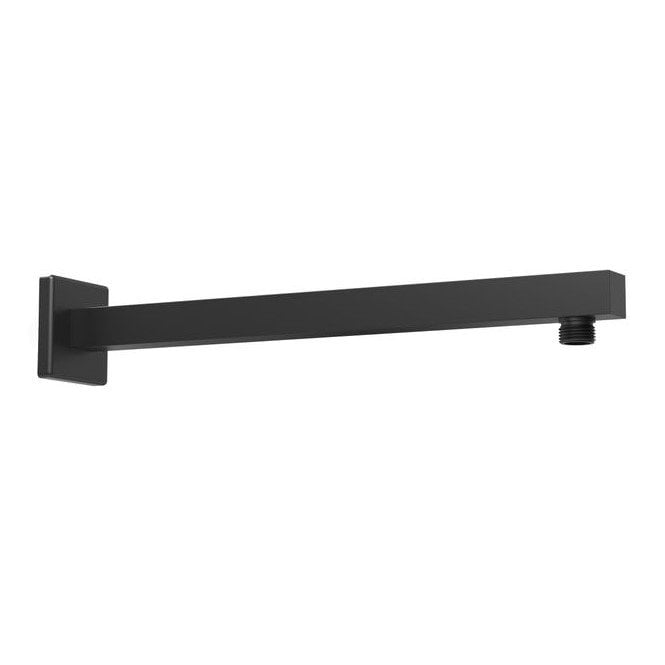 Kartell Nero Square Wall Mounted Shower Arm Matt Black