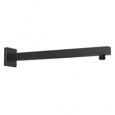 Nero Square Wall Mounted Shower Arm Matt Black