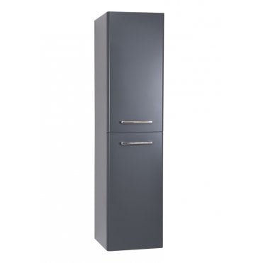 Options 24 350mm x 1400mm Wall Mounted Tall Storage Unit Cool Grey
