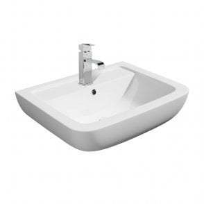 Options 600 550mm 1 Tap Hole Pedestal Basin